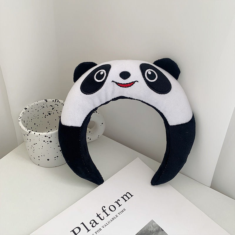 CC98 Băng đô bờm tóc nữ cài tóc nữ Panda gấu trúc 🐼 dễ thương