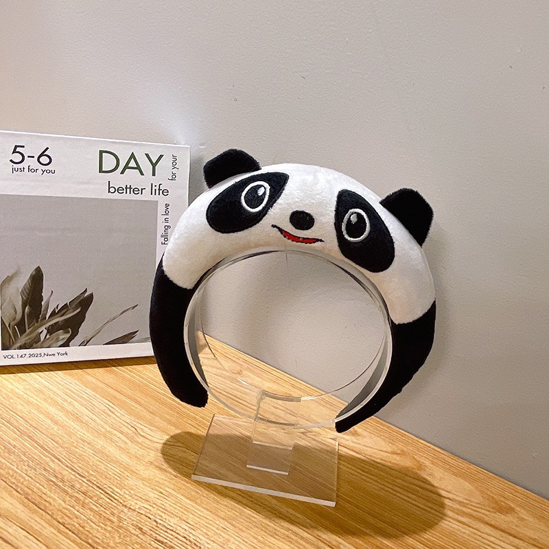 CC98 Băng đô bờm tóc nữ cài tóc nữ Panda gấu trúc 🐼 dễ thương