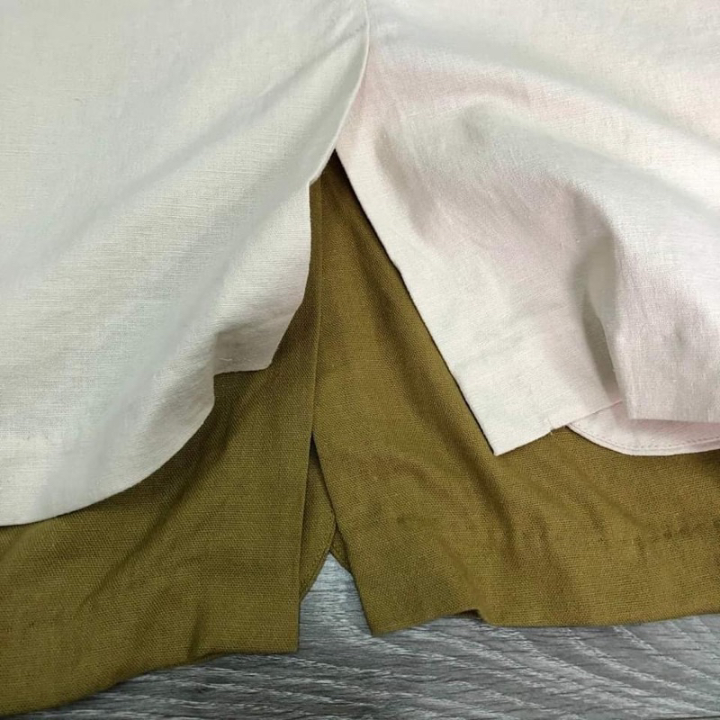 HIPU.VNXK - ÁO VEST EXPRESS LINEN TAY NGẮN CÓ MÚT VAI.