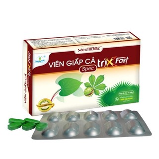 Viên giấp cá Trix Fast hỗ trợ giảm trĩ