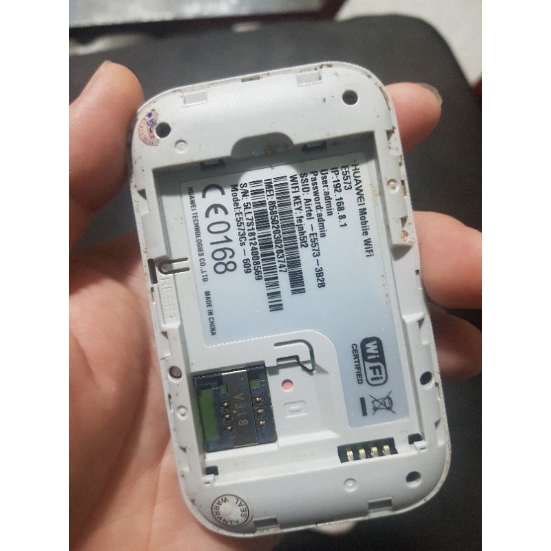 Phát wiji Huawei E 5573 như hình