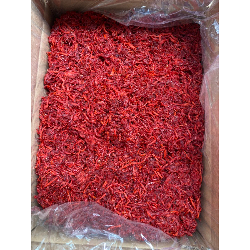 Khô bò sợi loại 2 thùng 5kg cho khách làm hàng bánh tráng