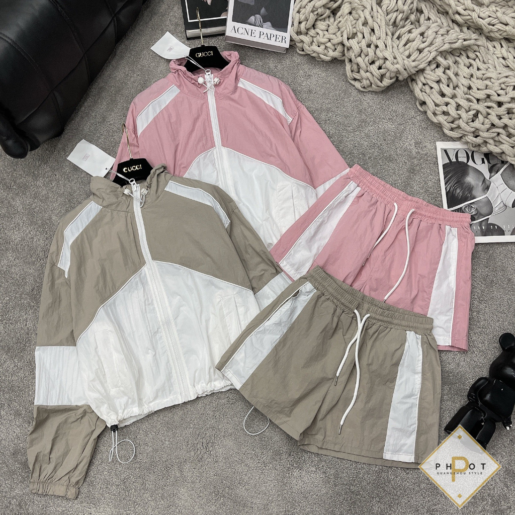 SET THỂ THAO GIÓ PHỐI MÀU