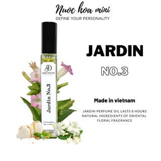  Nước hoa unisex JARDIN NO.3 hấp dẫn ngọt ngào thu hút 10ml | Body Mist Unisex Xịt Thơm Toàn Thân 