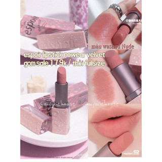 SON THỎI ESPOIR S/S WASHED PINK COLLECTION