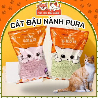 Cát đậu nành Pura Acropet cho mèo, cát vón cục tốt, an toàn cho mèo con