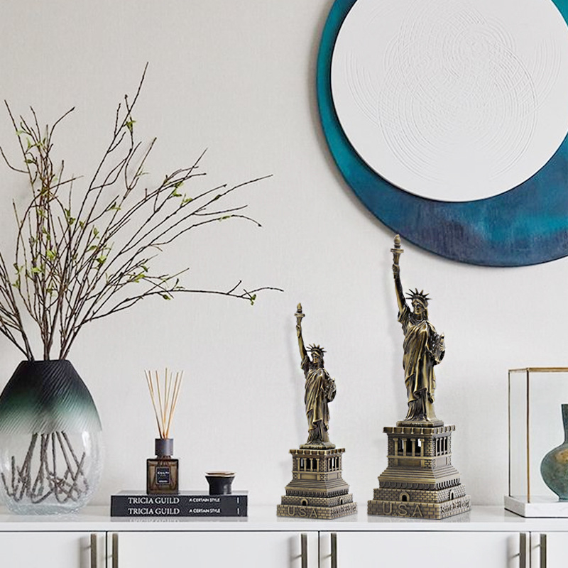 Mô hình tượng nữ thần tự do 18cm 25cm 30cm HT SHOP chất liệu hợp kim cao cấp DN080