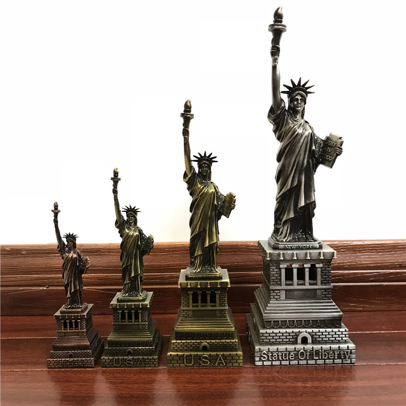 Mô hình tượng nữ thần tự do 18cm 25cm 30cm HT SHOP chất liệu hợp kim cao cấp DN080