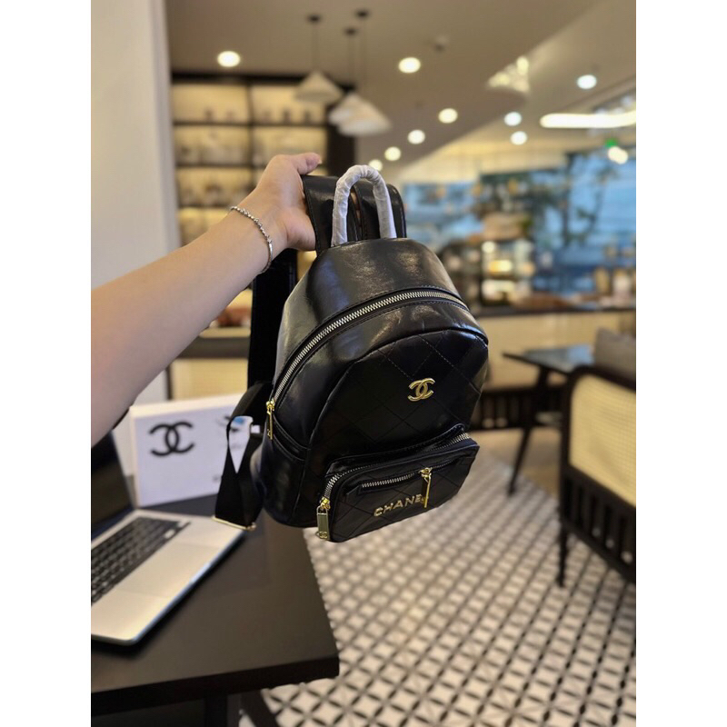 Balo Mini Quảng Châu, size 23cm, Đẹp Xuất Sắc, Màu Sắc Đen Đẳng Cấp