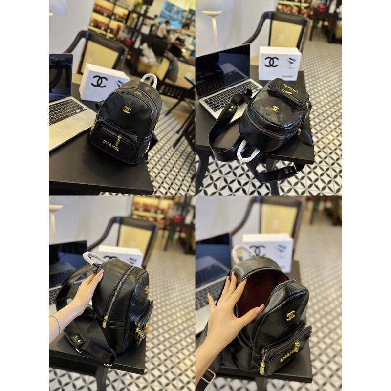 Balo Mini Quảng Châu, size 23cm, Đẹp Xuất Sắc, Màu Sắc Đen Đẳng Cấp