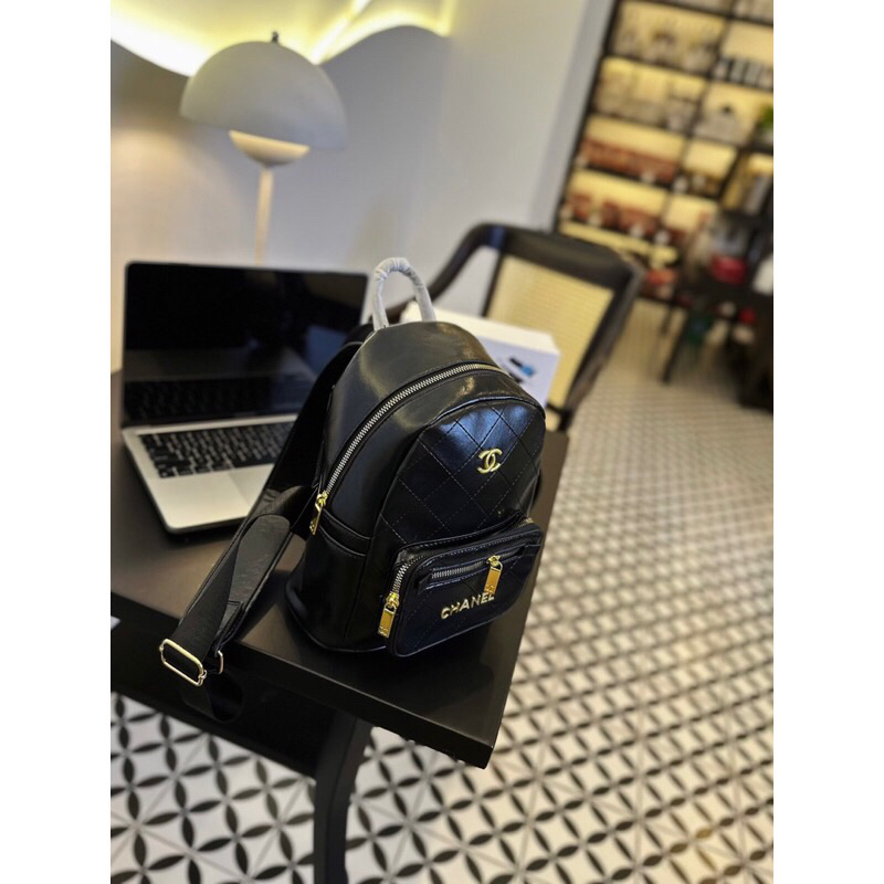 Balo Mini Quảng Châu, size 23cm, Đẹp Xuất Sắc, Màu Sắc Đen Đẳng Cấp