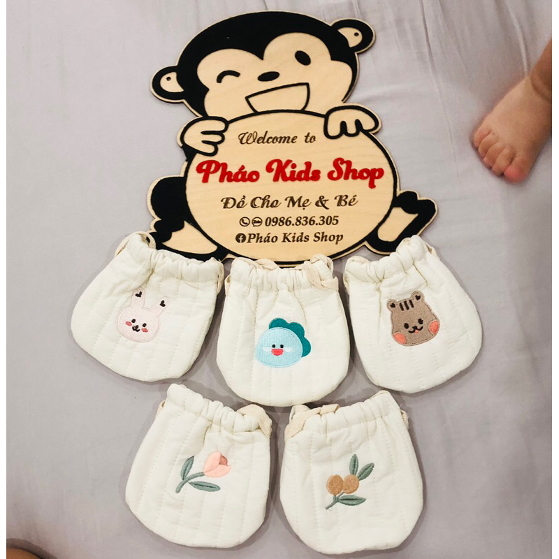 Túi Tỏi Tránh Vía Cho Bé Từ Sơ Sinh Hình Thú Có Dây Đeo Phao Kids Shop
