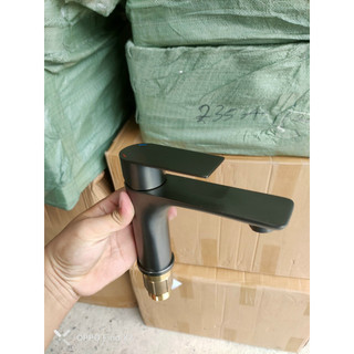 Vòi lavabo nóng lạnh inox 304 cao 20cm