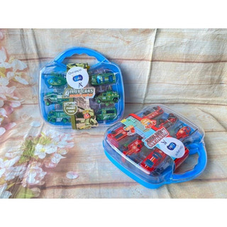 Bộ 6 xe đồ chơi kim loại cho bé hkm Enfa
