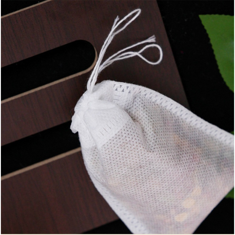 Túi Lọc Trà 100 TÚI 8x12cm Vải không dệt có dây rút BANTA