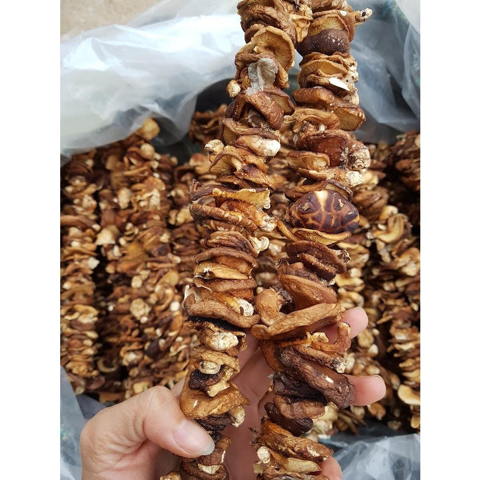 500g Nấm Hương Rừng Nấm hương xiên dây đặc sản tây bắc
