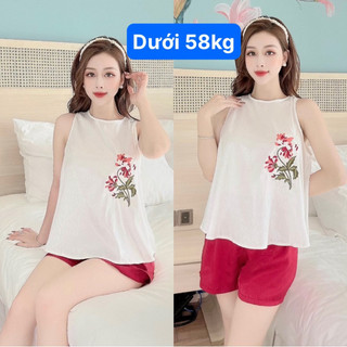 SALE Size L-XL 🤩 Bộ pijama LỤA ĐÙI cao cấp, có túi quần