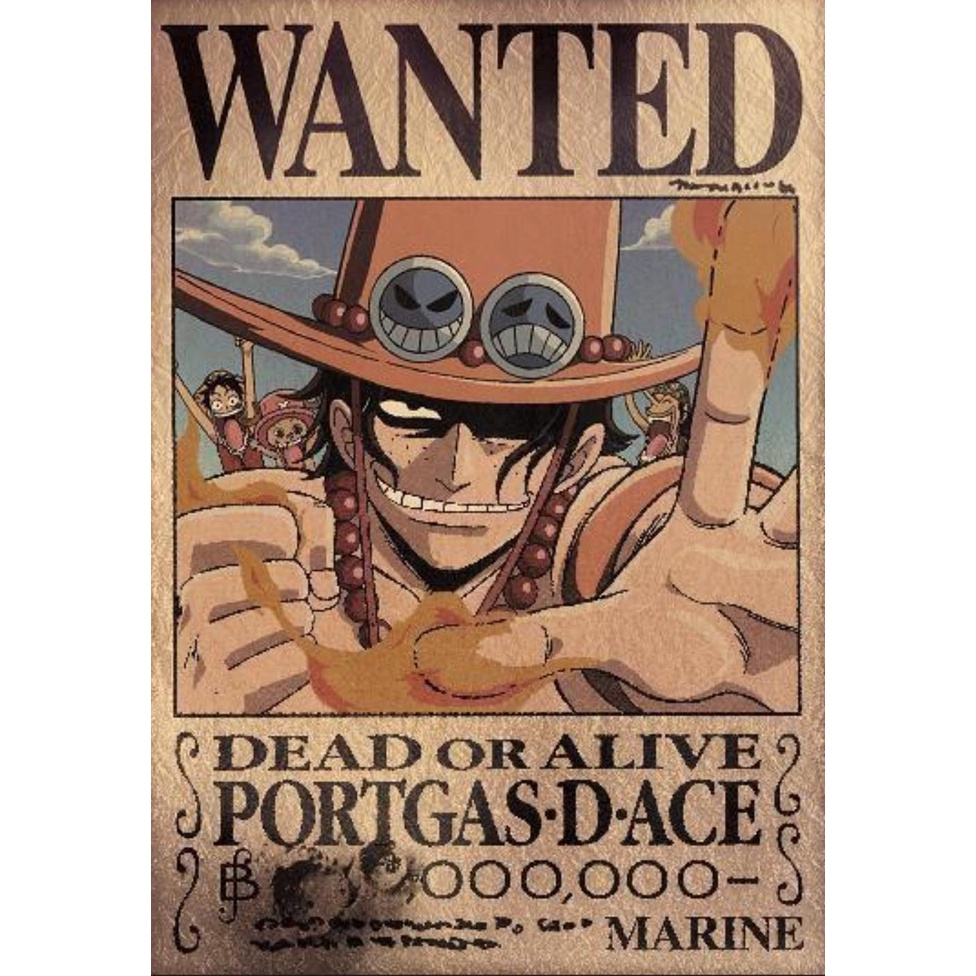 (NCB)Poster One Piece Anime Manga Vua Hải Tặc Luffy Zoro Nami Ussop Ace Robin GIẤY DECAL Tranh Dán Tường Anime One Piece