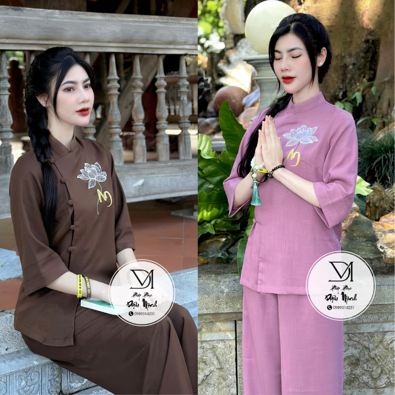 Áo Lam Đi Chùa - Bộ Pháp Phục Đi Chùa Cao Cấp Và Sang Trọng Nhất Hiện Nay