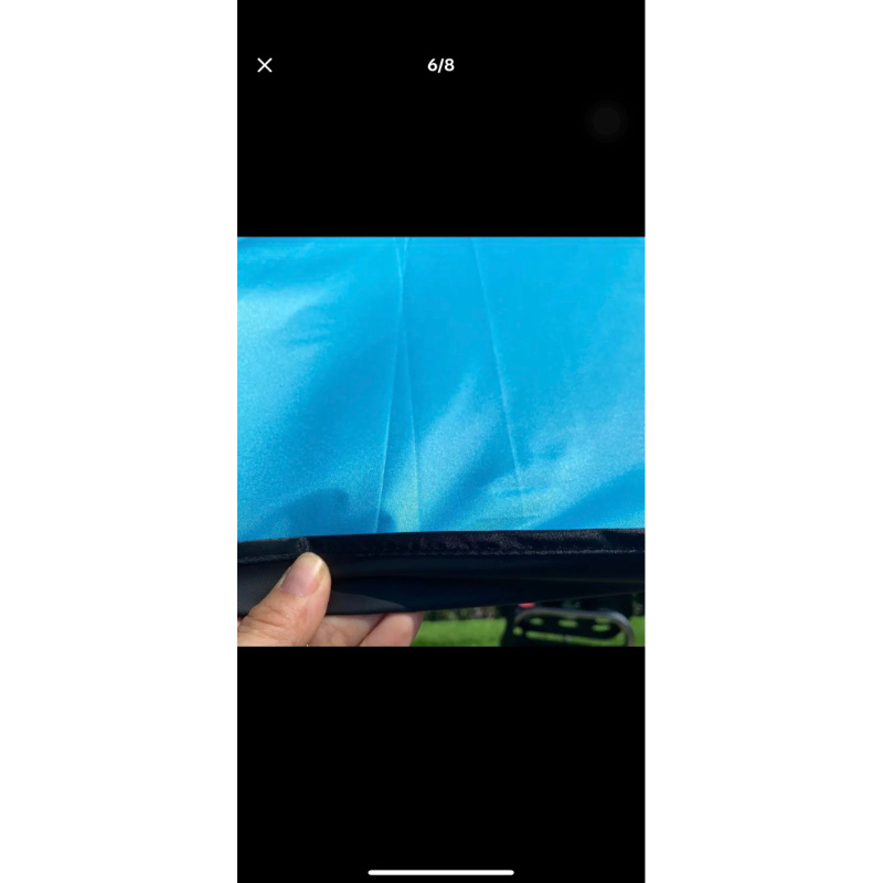 Ô dù câu cá 2 tầng màu xanh nhã