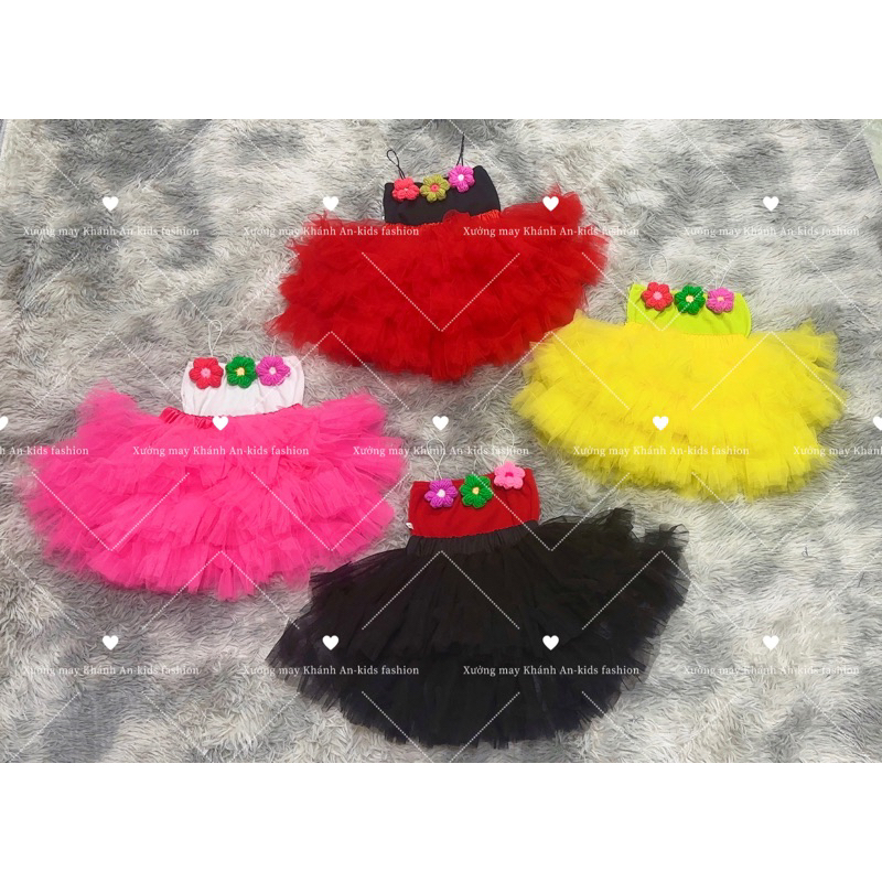 Áo 2 dây cho bé gái