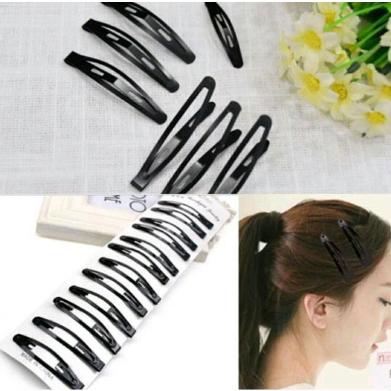 Vỉ kẹp tách bấm màu đen loại 1