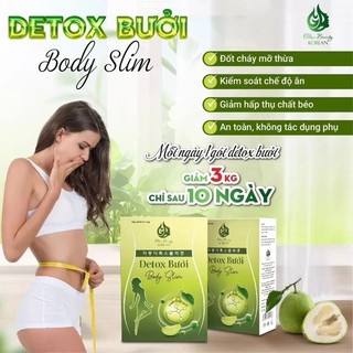 Combo 4 hộp detox bưởi body slim_hộp 15 gói