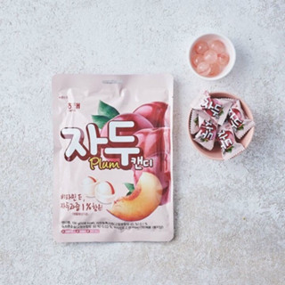 Kẹo Ngậm Vị Mận Đào Haitai Hàn Quốc 자두캔디 130g