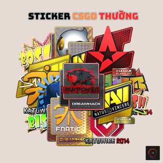 Sticker hình dán CS2 CSGO trang trí máy tính điện thoại - Cắt sẵn - Phủ bóng cao cấp - chống nước