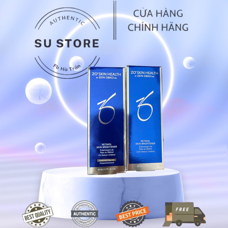 Kem dưỡng sáng da  Z0 retinoil 0.5%, 1% 50ml