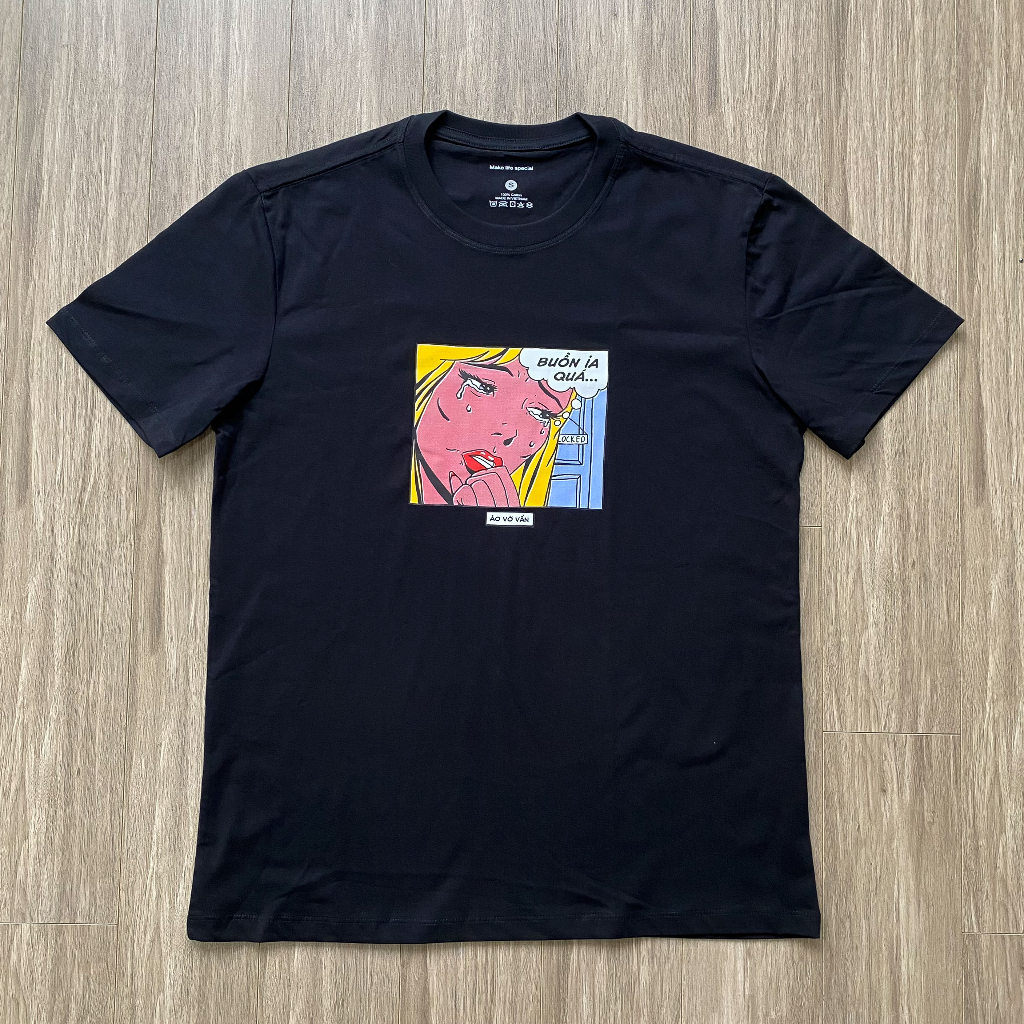 Áo thun local brand Buồn ẻ quá mặc mọi lúc mọi nơi oách xà lách | Áo Vớ Vẩn | Cotton 230gsm 100%