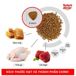 Thức ăn hạt cho mèo Catsrang/ Today Dinner (bao 5kg)
