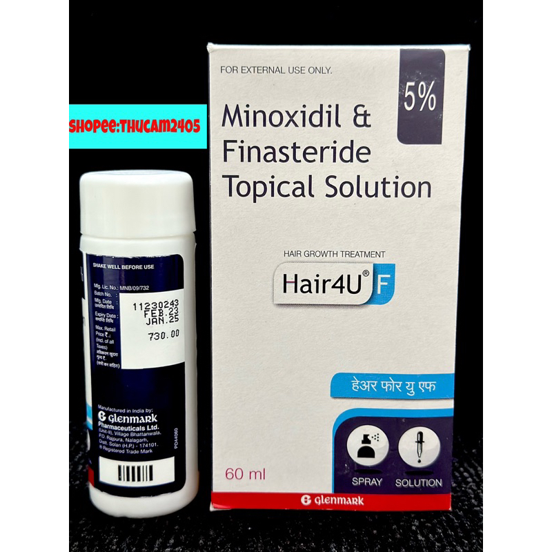 Hair 4U PRO 5% Mọc tóc  Minoxidil Finasteride Topical solution .