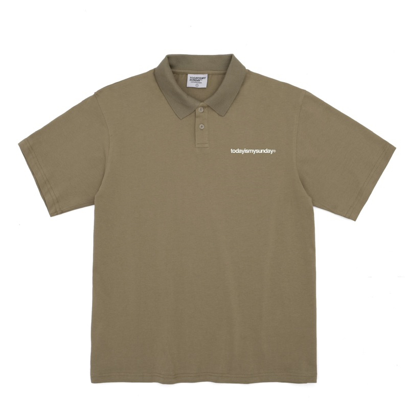 Áo thun POLO Nâu nhạt Todayismysunday vải thun