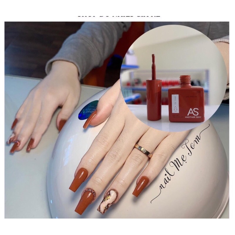 Sơn gel hàn quốc,sơn gel màu đỏ chery chai 15ml