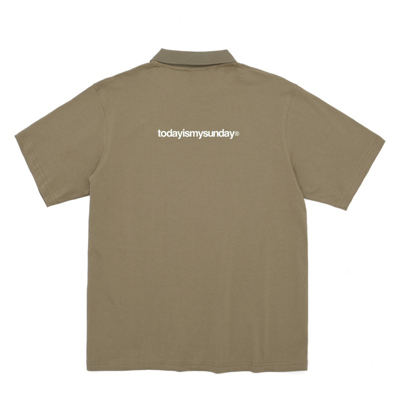 Áo thun POLO Nâu nhạt Todayismysunday vải thun