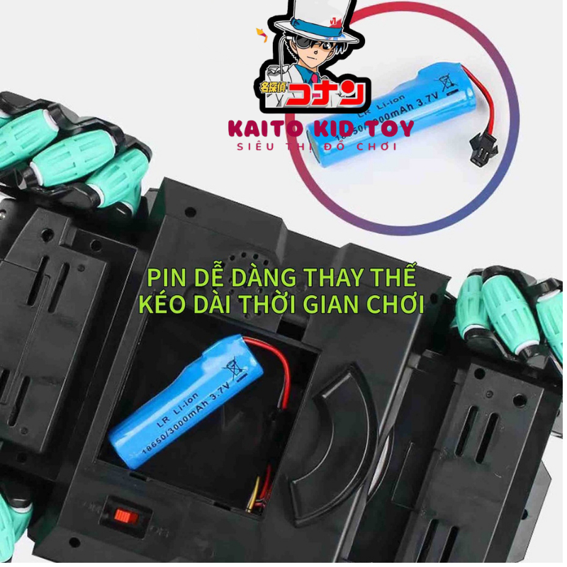 Pin Bổ Sung Cho Xe Tăng Kaitor Kid