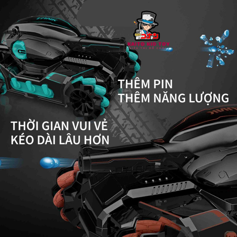 Pin Bổ Sung Cho Xe Tăng Kaitor Kid