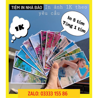 In ảnh 5x7 + 6x9 theo yêu cầu - in 5 tặng 1