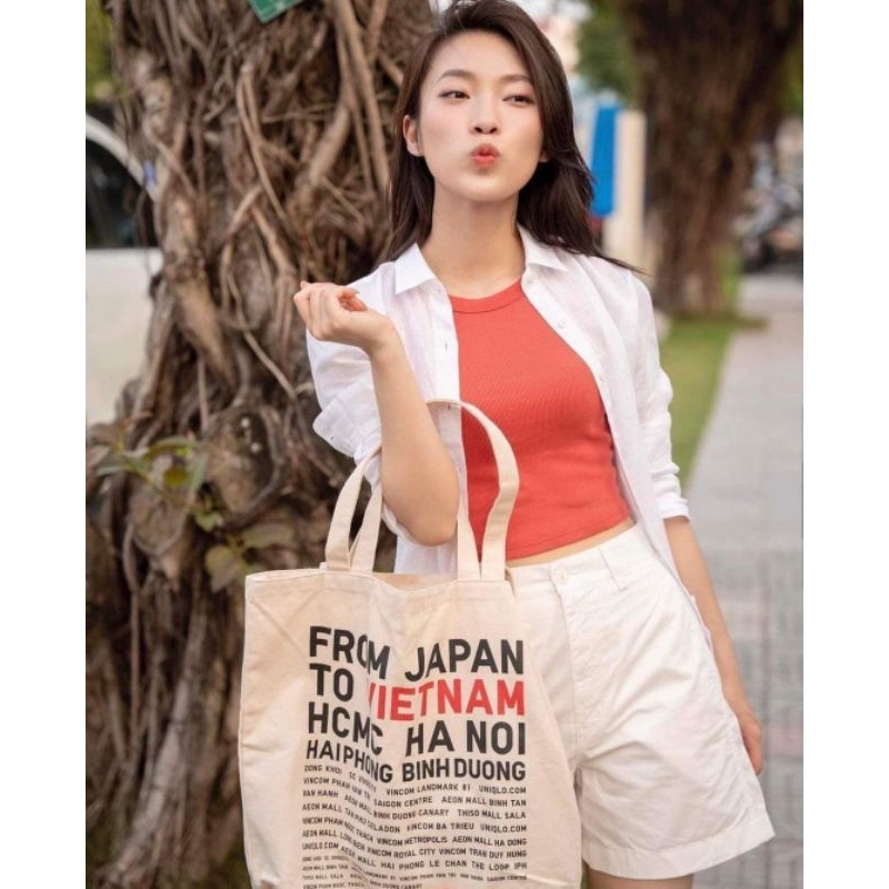 Túi tote Uniqlo siêu đẹp và dày dặn