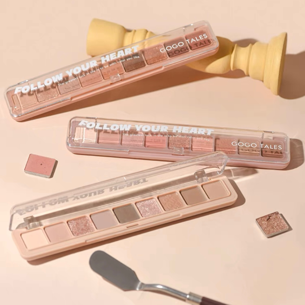 Phấn Mắt 9 Ô GOGO TALES POCKET DOUBLE GT479 Chất Phấn Lì Mịn Có Nhũ Tạo Hiệu Ứng Lấp Lánh