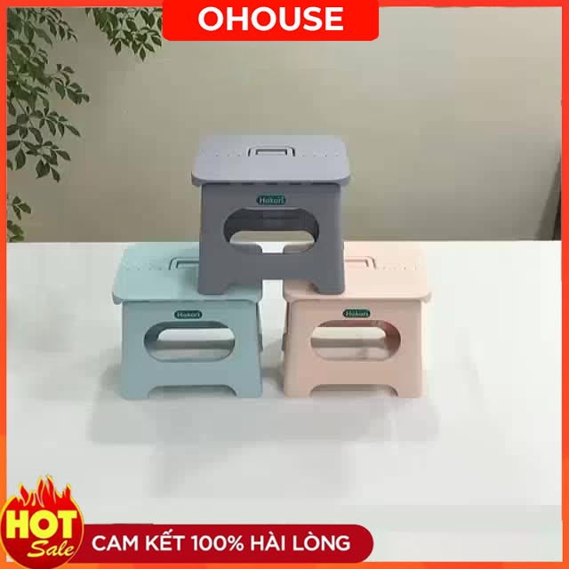 Ghế Nhựa Gấp Gọn Mini Quai Xách HOKORI