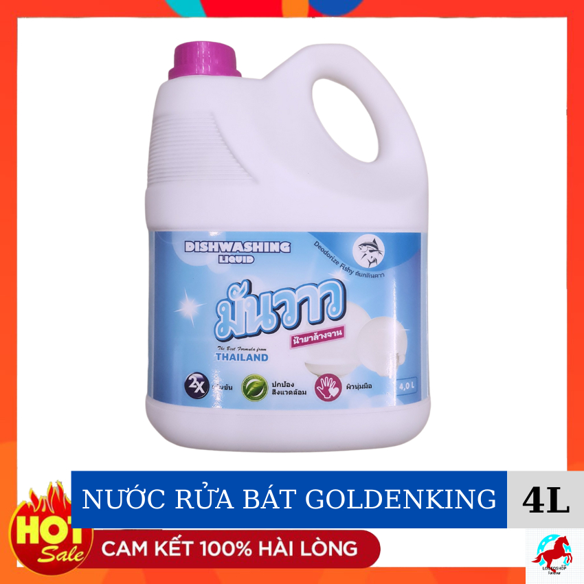 Nước rửa chén Golden King 4000ml Thái Lan