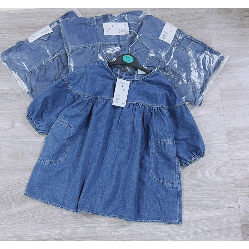 Váy jean bbd cho bé gái