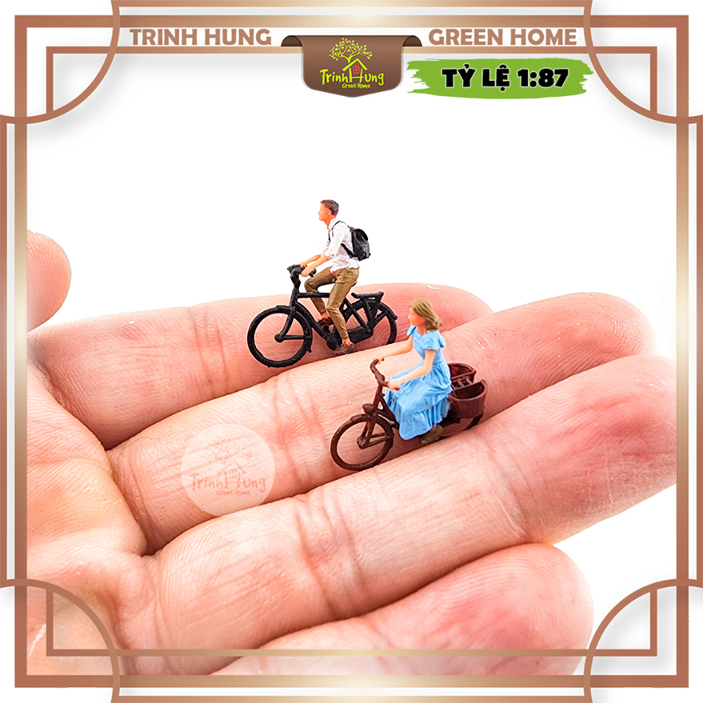 Mô hình diorama đạp xe -  Race Meda - tỷ lệ 1:87 siêu sắc nét