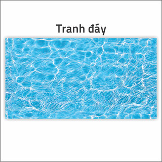 Tranh decal dán hồ cá 3d mẫu mới
