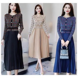 ( HÀNG NHẬP BIGSIZE ) VÁY ĐẦM MAXI DẬP XẾP LY DÁNG XÒE SANG CHẢNH