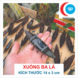 Xuồng 3 lá mô hình 14cm - xuống miền tây