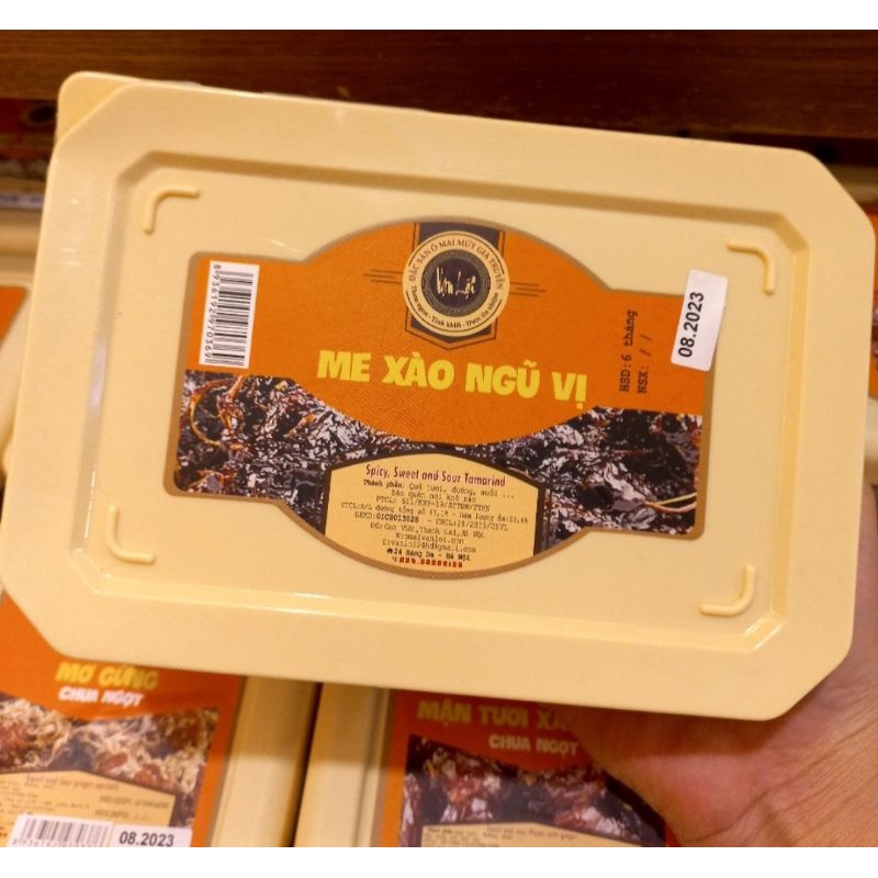 Ô mai Vạn Lợi - Me xào ngũ vị - Hộp 350g/500g