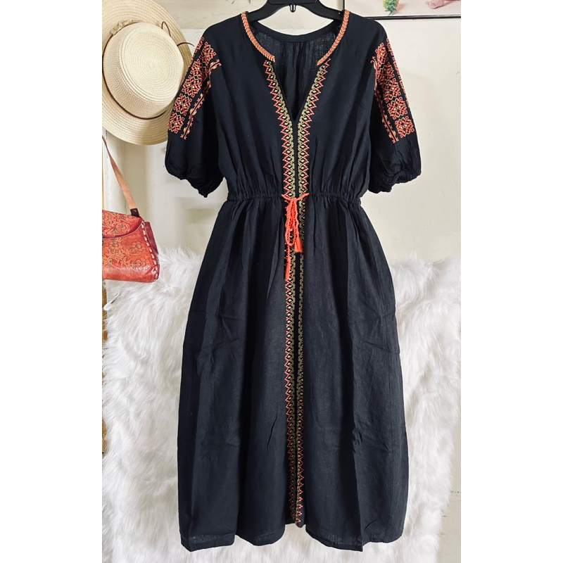 Đầm Xô Thêu Boho